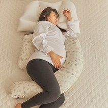쉬즈홈 맘드림 순면 임산부 바디필로우커버 솜 미포함, 그레이