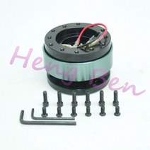 튜닝 악세사리 노브 자동차 운전대 핸들 새로운 블랙 스티어링 휠 스냅 오프 퀵 릴리스 허브 어댑터 보스 키트 universal mo