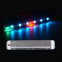 태양열 사각 26패턴 LED 경광등 어린이보호차 윙바디 사이드램프 개조용 전구 유치원차 0-382ea, 본상품선택, 본상품선택