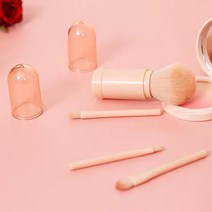 다왕 ZZD514 소녀 감성 파스텔 메이크업 브러쉬세트, (핑크)