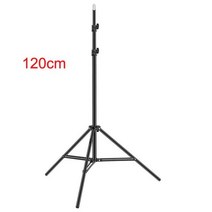 조명대 사진 조명 스탠드 필 라이트 삼각대 슈트 1 4 나사 링, 120CM