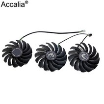 쿨러 PLD09210S12HH MSI GeForce RTX 2080 Ti 2070 슈퍼 게이밍 X TRIO 2080Ti 그래픽 카드 팬 교체 PLD10010S12HH, 3PCS