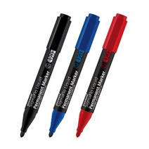 (모나미) SigmaFlo 유성매직 120 둥근촉 1자루 생잉크, 검정