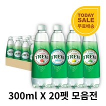 트레비 300ml 20펫 1박스 탄산수/탄산음료, 라임 x 20개