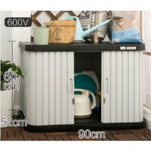 이동식 소형조립식창고 농기구보관함 야외수납장 야외캐비넷 농막창고, 600v(90x52x60)휠