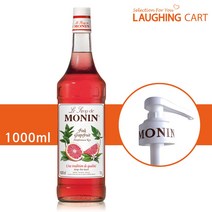 [러핑카트] 모닌 핑크자몽 시럽 1000ml+모닌 시럽펌프, 03_모닌 핑크자몽 시럽 1000ml