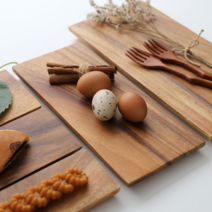 오반자이 아카시아 우드 스시보드 5종 나무쟁반 우드플레이트 나무접시, 아카시아 스시보드 1호