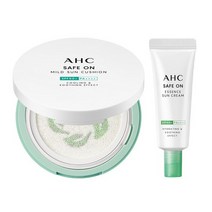 AHC 세이프온 마일드 선쿠션 25g +세이프온 에센스 선크림 20ml 세트, 1세트
