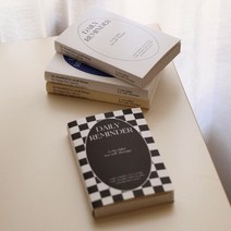 투두리스트 체크 자기관리 데일리 일지 일상메모 직장인 플래너수첩 신년선물 다이어리추천 스케줄러 심플, 03 벨벳블루