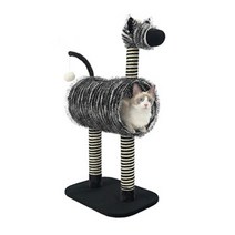 ZEZE 유니콘 고양이 캣타워, 얼룩말