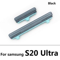 새로운 전원 버튼 + 볼륨 사이드 버튼 삼성 갤럭시 S20 / S20 플러스/S20 울트라 rnal 플라스틱 버튼, 한개옵션1, 07 S20 Ultra Black