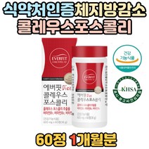 건강한 다이어트 콜레우스 포스콜리 활력 비타민B bcaa 밀크세라마이드 여성 여자 체지방 감소 도움 100% 식물성 원료 식이요법 비타민비 엘라스튼 가수분해물 뱃살 아랫배 빼기