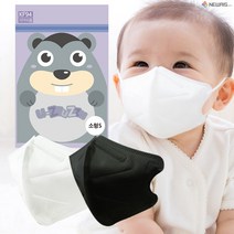 유쭈쭈 KF94초소형마스크 아기 신생아 키즈 영유아 베이비 돌아기 새부리형 초소형마스크 스트랩 증정, 100매, 화이트