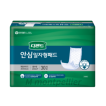 디펜드 남녀공용 안심 일자형 패드 성인기저귀 중형, 0 20 x 53 (일자형), 30개입, 1개