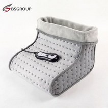 Microplush 진동 전기 스파 부츠 높은 신발 가열 발 히터 패드 마사지 워머 내부 세척 가능 EU 플러그, 01 Grey_01 18W_01 EU
