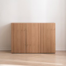 크렌시아 딜라이트 엔슬리 1200 높은 수납장/거실장, 오크