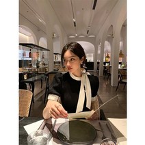 경연 시크 계 리본 끈 허리보정 슬림핏 랩 원피스 여성 여름 프렌치 셀럽 소흑