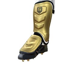 슈퍼스킨 타자 풋가드 야구 다리보호대 좌타 우타, 화이트 좌타