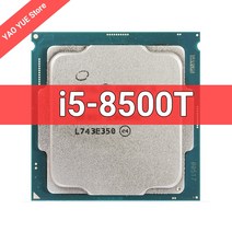 중고 i58500T i5 8500T 2.1 GHz 6 코어 6 스레드 CPU 프로세서 9M 35W LGA 1151, 1개