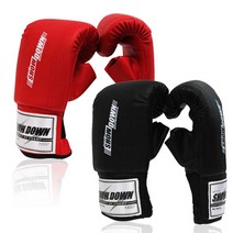 에버라스트 쇼다운 일반형 백 글러브 권트 복싱 연습용 헤비백, 블랙(FREE 사이즈), 1개