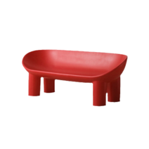 Picky Virgo 코끼리 의자 2인용 소파 독서의자 리클라이너쇼파, 붉은색, 방석 없음