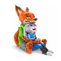 (국내 당일발송) HC 1+1 대형 캐릭터 시리즈 나노블럭, 11.초대형 토끼와여우