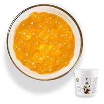 광희식품 과일맛 12종 팝핑보바 1.25kg 버블티 밀크티 펄 음료수 디저트 토핑, 복숭아맛