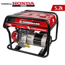혼다 GX270 엔진 산업용 발전기 LTSC5600EX 자동, 1개