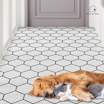 홈인홈 디자인 코일매트 R044, 11.랜덤모로칸(블랙화이트)