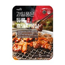 과일품은 듀록 흑돼지 양념 목살, 3개, 500g