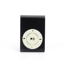 제이즈 스포츠 클립 타입 미니 Mp3 플레이어 스테레오 음악 스피커 Usb 충전 케이블 3.5mm 헤드폰 지원 Tf 카드 휴대용, 02 black