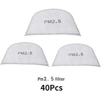 튼튼안전모 공사장 노가다 현장 전용 모자 투명 얼굴 마스크 풀 페이스 실드 안전 안경, 40pcs 필터