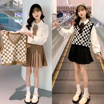 커리어우먼 3종세트 주니어복 주니어상하복 여아치마세트 여자주니어복 여아스쿨룩 초등학생옷 초등학생치마 초등여아옷