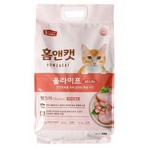 홈앤캣 고양이사료(5KG) 캣사료 캣차우 캣츠랑, 1개, 닭