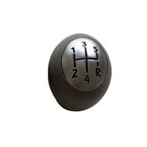 자동차변속기 56 속도 자동차 기어 시프트 노브 헤드 스틱 광택 매트 기어 시프터 renault laguna megane 2 clio 3seasonal 2, 5단 베이지