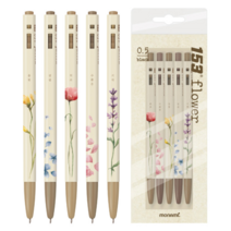 모나미 153 볼펜 5본 세트, 153 플라워 5본 세트