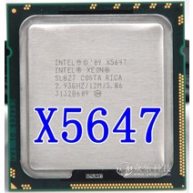 파워딜 인텔 제온 X5647 CPU 프로세서 2.93GHz LGA1366 12MB L3 130W 캐시 쿼드 코어 서버, 한개옵션0