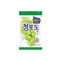 롯데 [캔디]청포도 캔디 153g 맛있는 달콤한간식 사무실간식 아이들간식, 3개