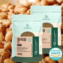 국산콩 청국장환 500g 효능 고초균 풍부 식약처 HACCP 인증제조, 2개