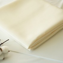 패브릭몰 샤틴슬라브 고급공단 양면원단 의류 곱창밴드 스크런치 배경천, 진아이보리