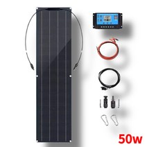 [50W] 태양광패널 태양광발전 가정용, 태양광패널 50W 블랙