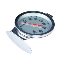 스테인레스 스틸 오븐 온도계 미니 다이얼 스탠드 업 게이지 음식 고기 주방 도구 쿠커 400 °C, 한개옵션0