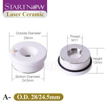 세탁기 부품 startnow 파이버 레이저 세라믹 kt b2 con 2832mm for, b-32mm, 5개