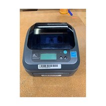 Zebra - GX420d 라벨 영수증 바코드 태그 및 손목 밴드용 직접 열 데스크탑 프린터 4인치 인쇄 너비 USB 시리얼 이더넷 포트 연결(벗겨짐 포함) (리퍼비시 제품)
