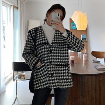 [시크블랙]레버닌 하운드투스 빅카라 자켓