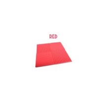 가정용방음부스 차음재 아파트층간소음 방음스펀지 24, 24pcs, 03.red