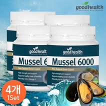 [굿헬스] 초록입홍합 6000 300정X4