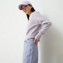 스파오 [여성용] [워셔블코튼] 케이블 스웨터_G_SPKWD12U03