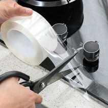 천막 보수 테이프 다목적 방수 누수 테이프 주방 투명 싱크 곰팡이 씰링 욕실 수영장 씰, 50mm, 5m