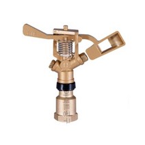 농업용 스프링쿨러 신주 황동 스프링클러 헤드 회전 15mm 20mm, 15mm 360도 회전, 1개